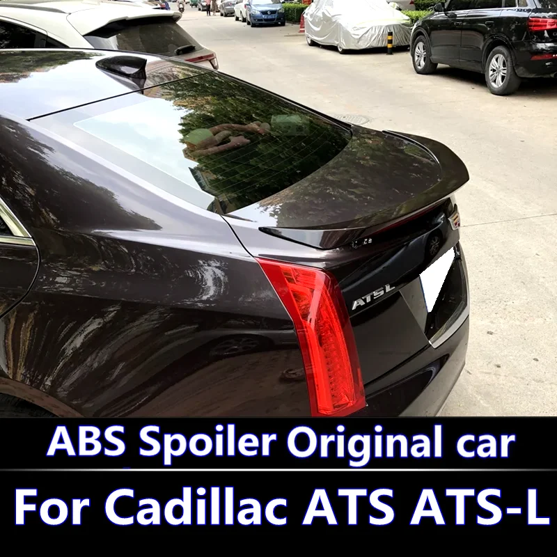 Для Cadillac ATS-L D3 спойлер высокого качества ABS Материал заднее крыло автомобиля