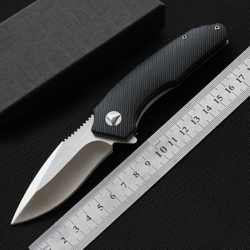 MK 9Cr18MoV 60hrc Открытый самообороны рыболовный нож G10 Ручка туристические охотничьи