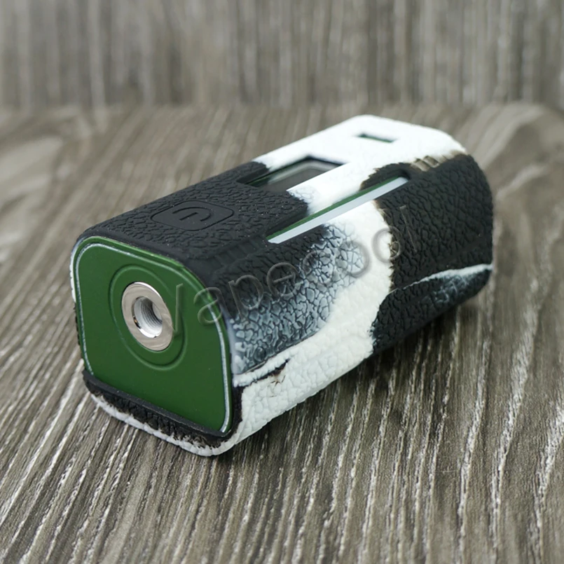 2 шт Asmodus Lustro 200 W Vape MOD кожаный силиконовый чехол-накладка с наклейкой, нескользящая Плотная пленка для Asmodus Lustro 200 W Box mod