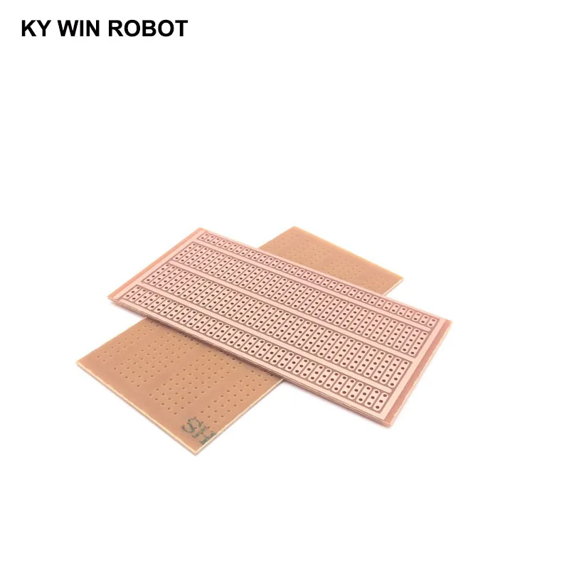 2 шт./лот DIY Прототип бумага PCB Универсальный Эксперимент Матрица платы два отверстия три подключенных отверстия пять отверстий 5x10 см