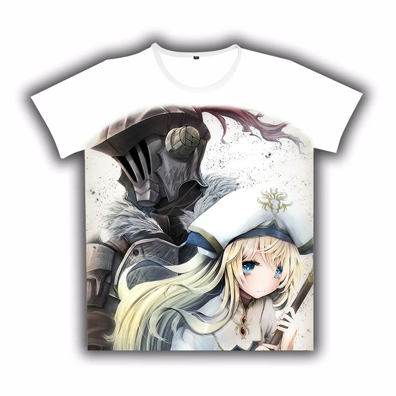 Футболка аниме Goblin Slayer Priestess High Elf Archer Sword косплей для девушки белая футболка с