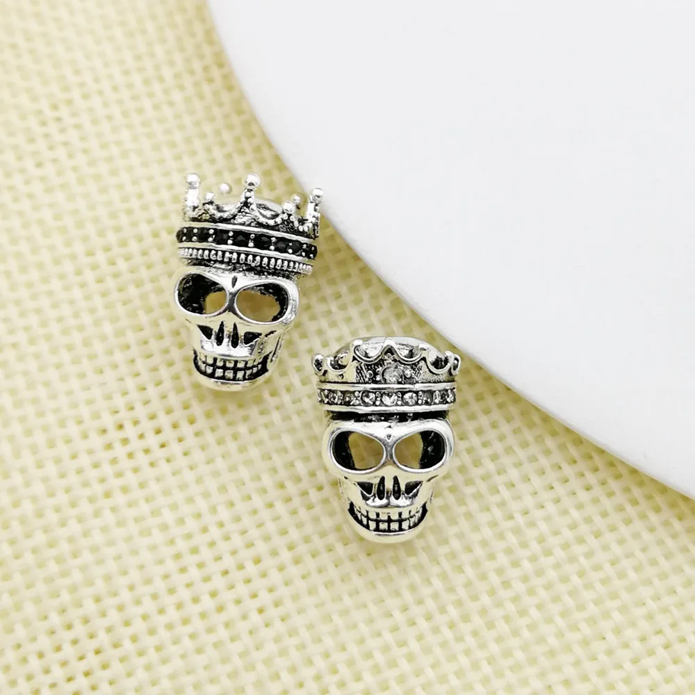 Браслеты Thomas Skull King & Queen с короной и узором сделай сам бусины подходят для