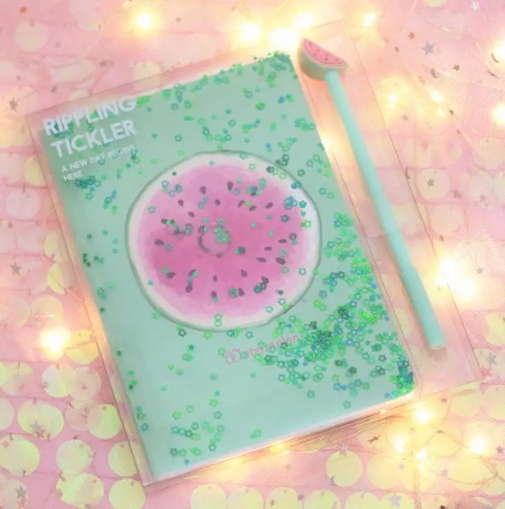Каваи кактус тетрадь с ручкой Расписание Книга Sketchbook дневник еженедельник руководство школьные канцелярские принадлежности для девочек подарок на день рождения - Цвет: C