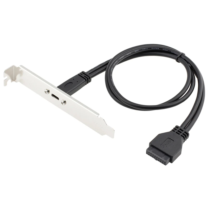 19pin USB разъем к 3 1 Type C кабелю 20 контактный USB3.0 адаптер для женской карты памяти PCI e