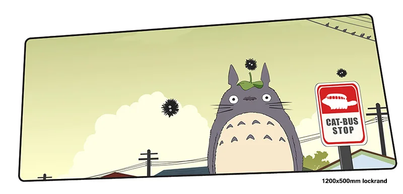 Коврик для мыши Tonari no Totoro 1200x500 мм игровой коврик Косметологической геймеров