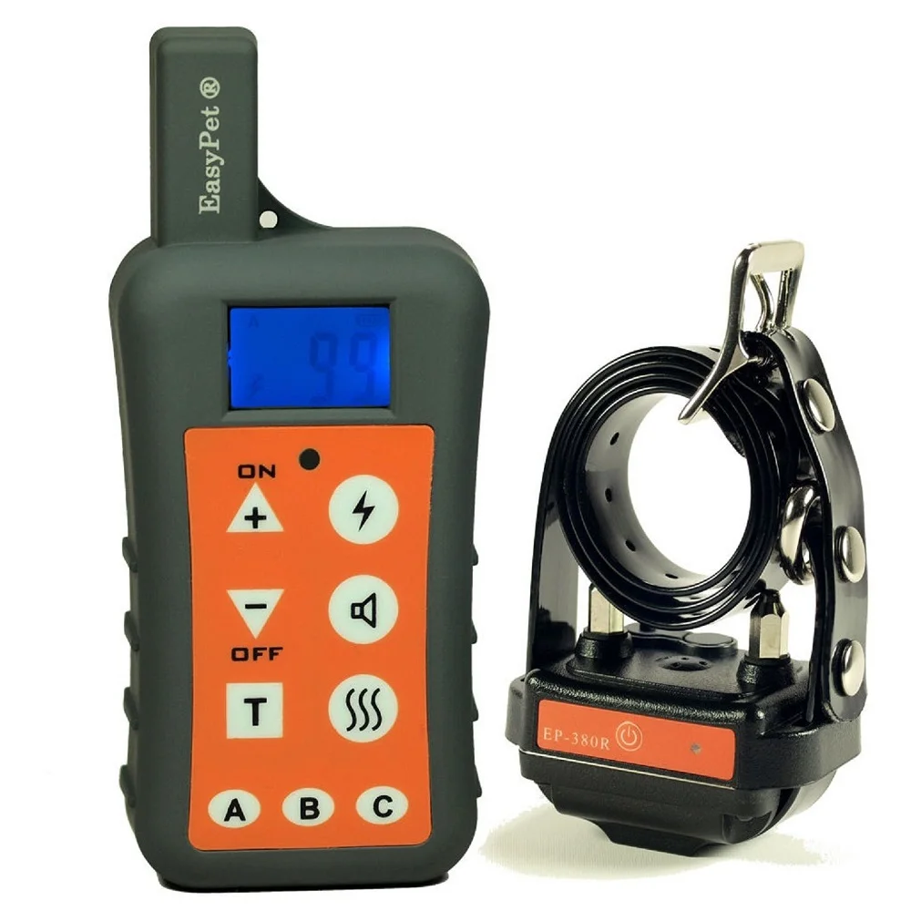Поезд до 3 собак EASYPET 1200 м дальность дистанционного тренера водонепроницаемый и погружной электронный ошейник для дрессировки собак для охоты