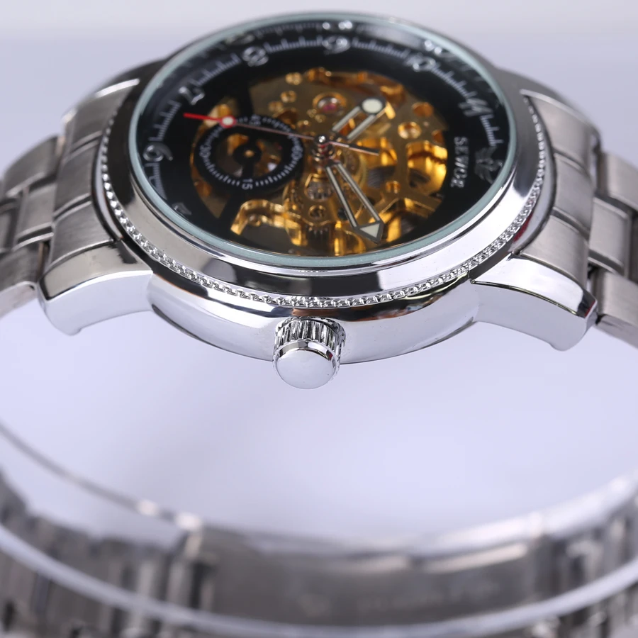 Часы SEWOR мужские винтажные автоматические механические|masculino|masculinos relogiosmasculino watch |