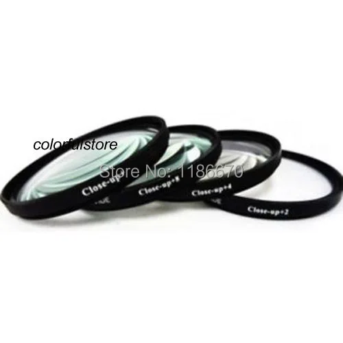 Free Ship! 4PCS 82mm 82 mm Close-up Filter Macro Lenses Filters Diopter 4x +1 +2 +4 +10 For Canon Nikon DSLR Digital Camera Lens |