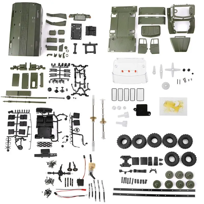WPL B36 масштаб 1:16 Радиоуправляемый автомобиль 2 4G 6WD военный грузовик Rock Crawler