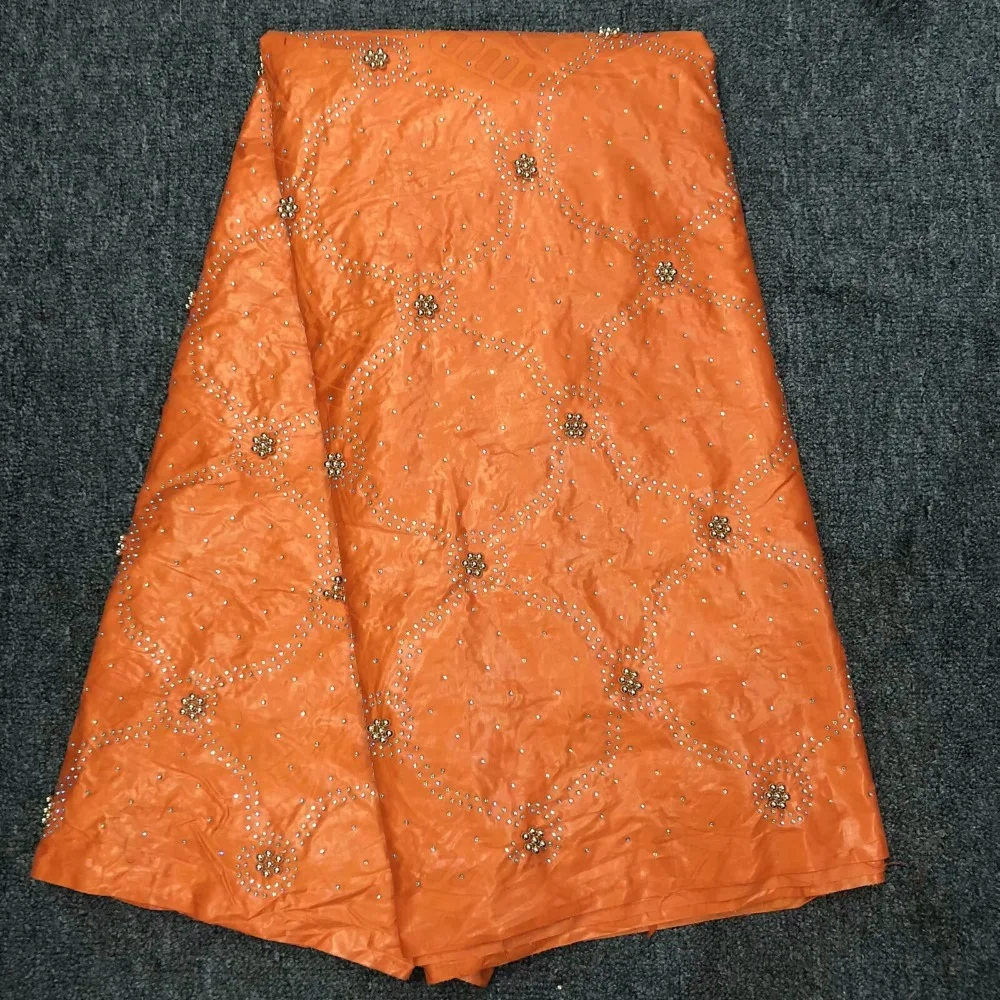 

Cassiel SkyBlue african bazin riche fabric 5yards high quality bazin riche getzner with beads And Stones for wedding Dress