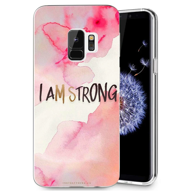 Мягкий чехол для Samsung Galaxy S9 S9Plus S8 Plus S7 edge Note 8 J500 J530F J720 A3 A5 2016 2017 TPU с изображением