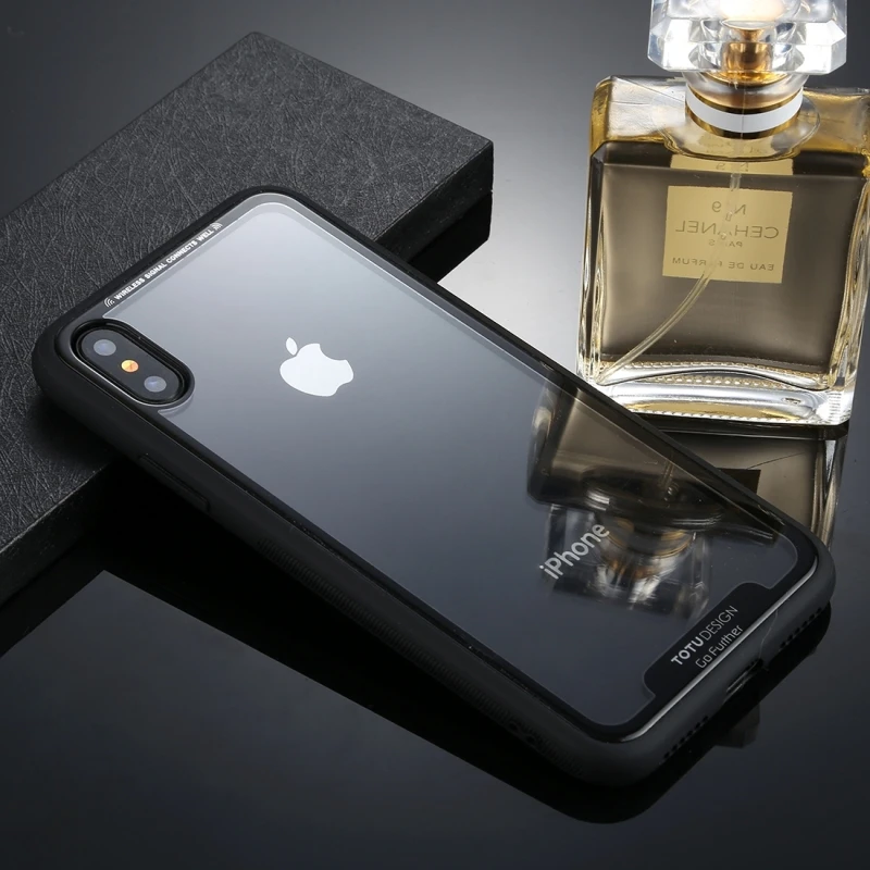 Чехол TOTU для iPhone XS прозрачный Ультратонкий чехол из ТПУ и поликарбоната с защитой