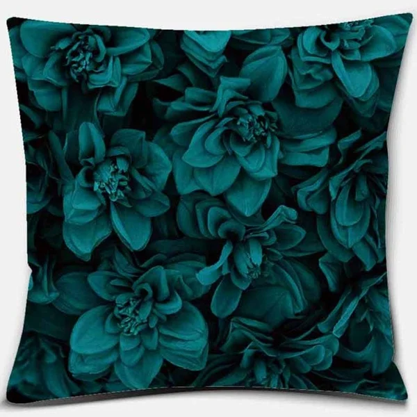 Decorative Pillows Blue Pillow Cover For Living Room Geometric Cushion Cover 45x45cm Bedroom Decor Sofa Funda Cojin Home Decor - Цвет: As Picture