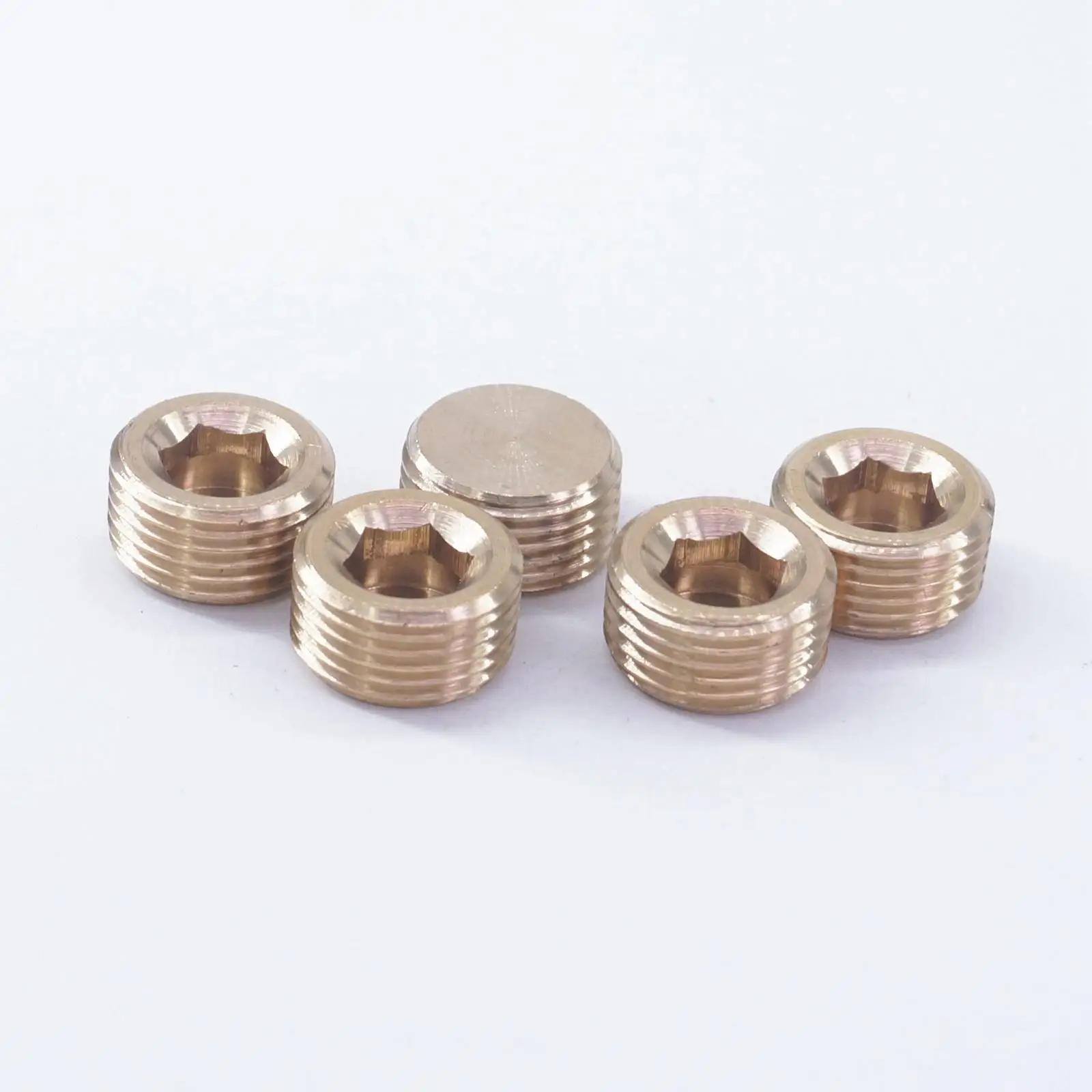 3/8&quot BSPP male Thread Brass Pipe Countersunk Plug Internal hex head socket Allen Head fittings Water gas oil | Обустройство дома