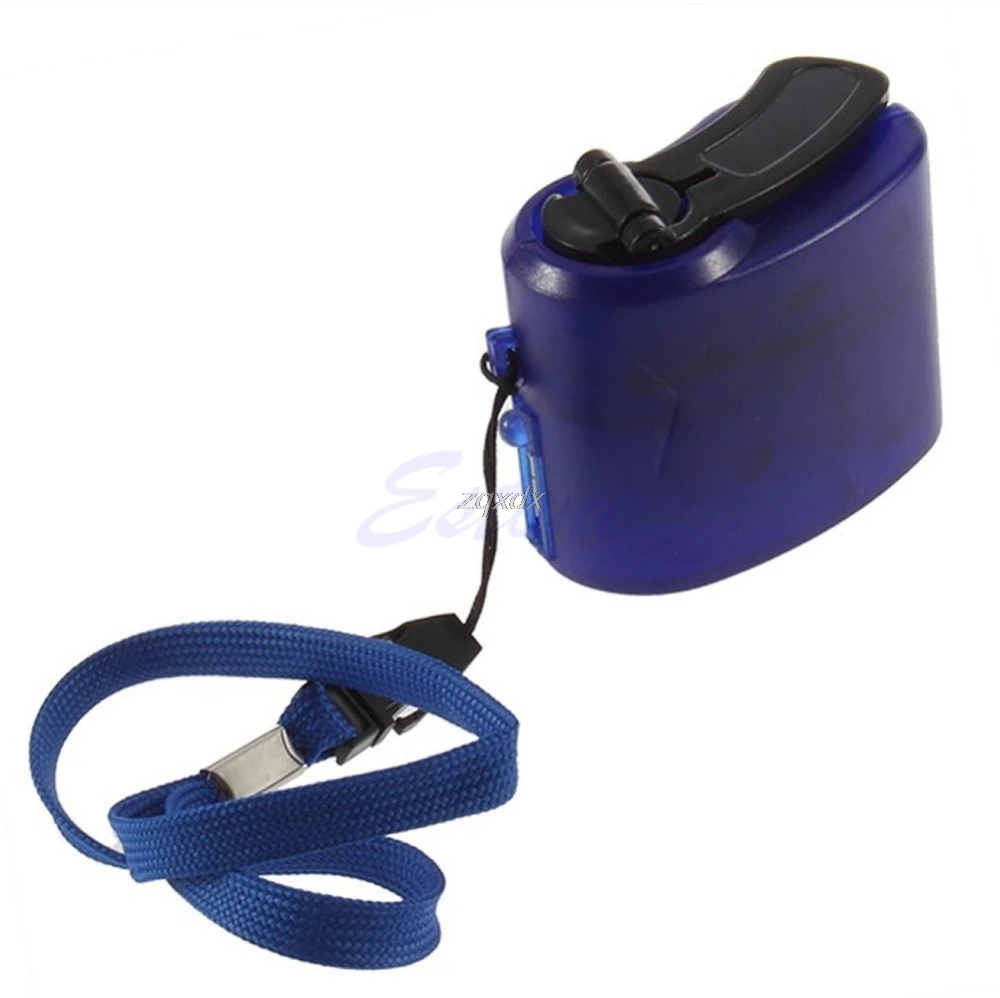 Динамо-генератор с ручкой USB-зарядное устройство для мобильного телефона