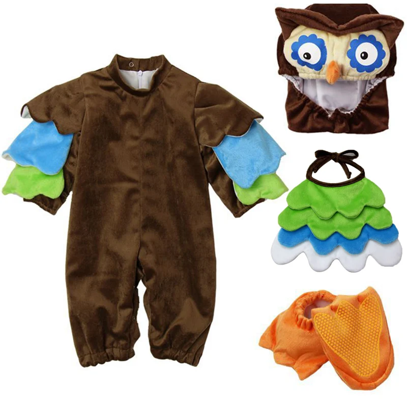 Baby Boy Girls Animal Cosplay Rompers Toddler Carnival Halloween Outfits Newborn Costume For Jumpsuits Infant Clothes | Детская одежда