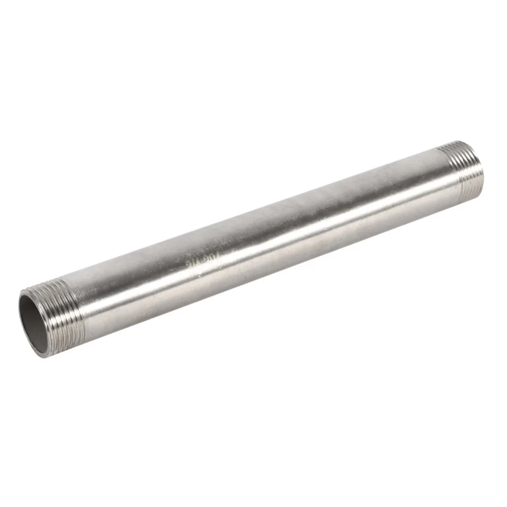 BSP 1/4 &quot1/2&quot 3/4 &quot1&quot 200 мм нержавеющая сталь SS304 Мужской x мужской резьбовой