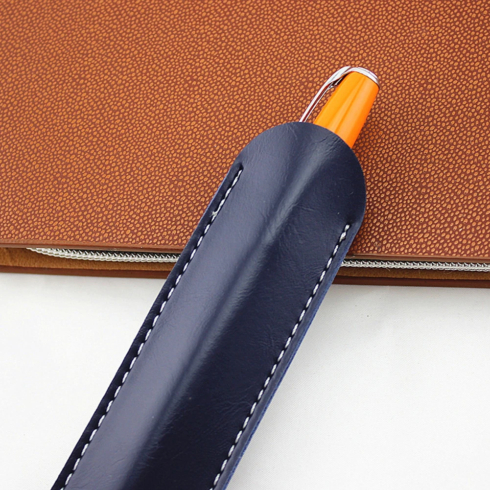 Школьный одиночный студенческий офисный пенал из ПУ портативный подарок