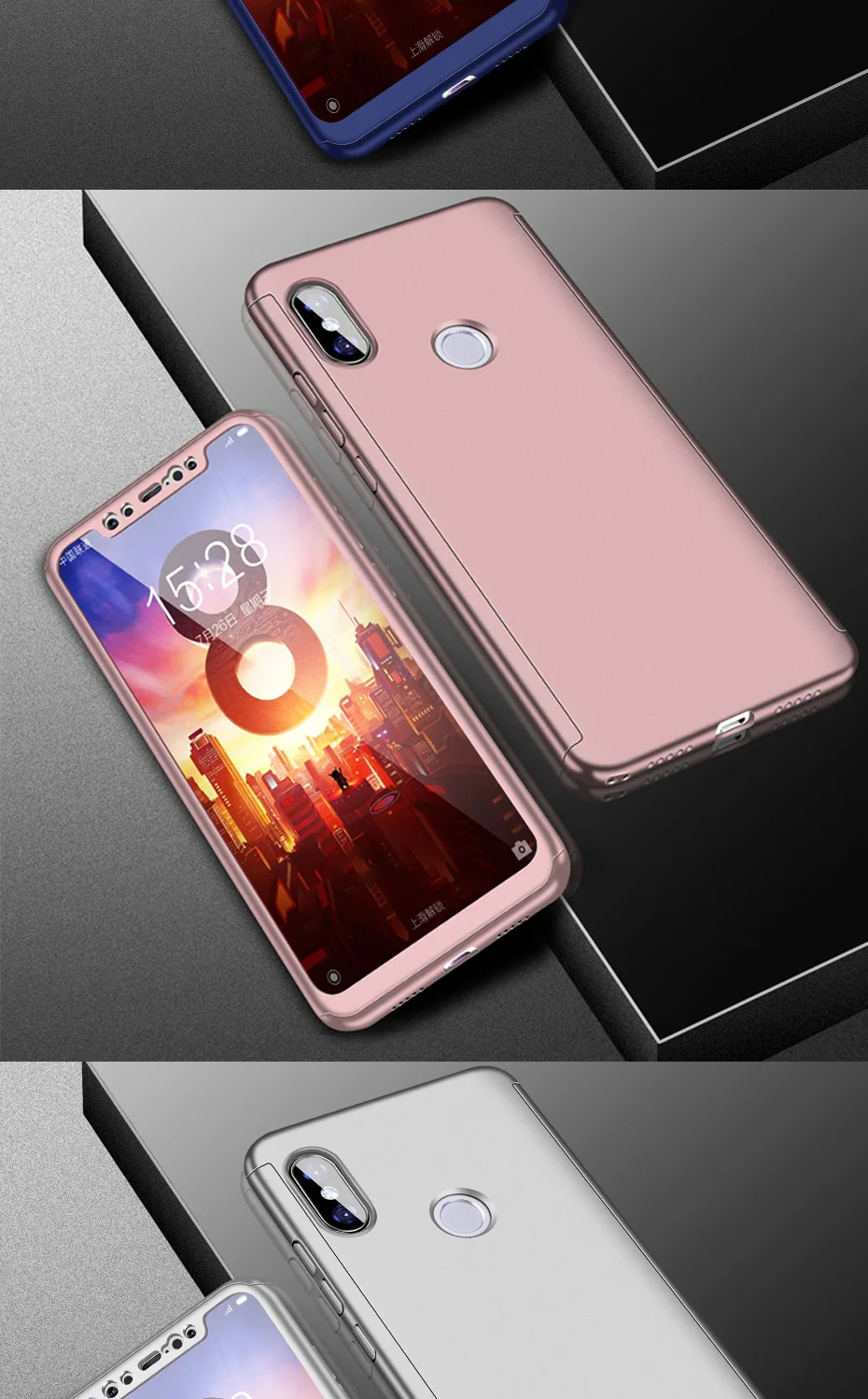 Чехол на 360 градусов для Xiaomi Redmi 7 6A 5A Redmi 4X 5Plus 6 Pro S2 K20 полный чехол s для Redmi Note 7 6 5 Pro Чехол для телефона s Shell