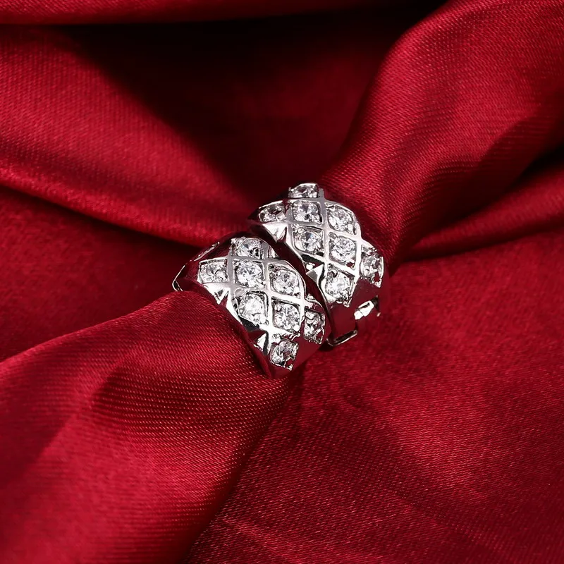 Уникальные ювелирные изделия из кубического циркония CZ 2020 посеребренные