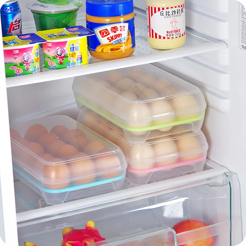 Прозрачная коробка для хранения яиц холодильника контейнер 15 яиц|box for|box containerbox box