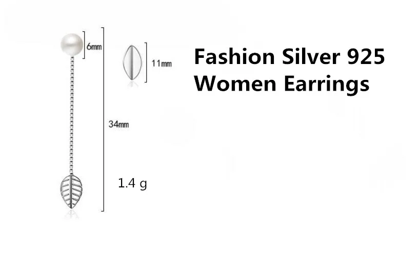 Модных жемчужных лист длинные серьги с кисточками для девочек обручение