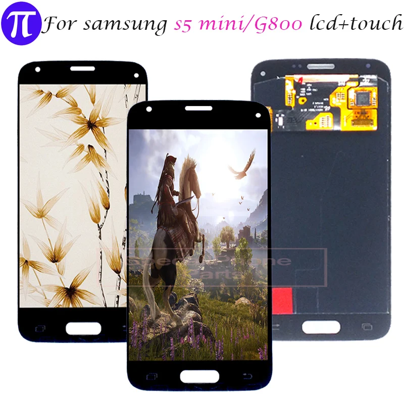 100% протестированный для SAMSUNG Galaxy S5 Mini ЖК дисплей Samsung G800F MINI сенсорный экран