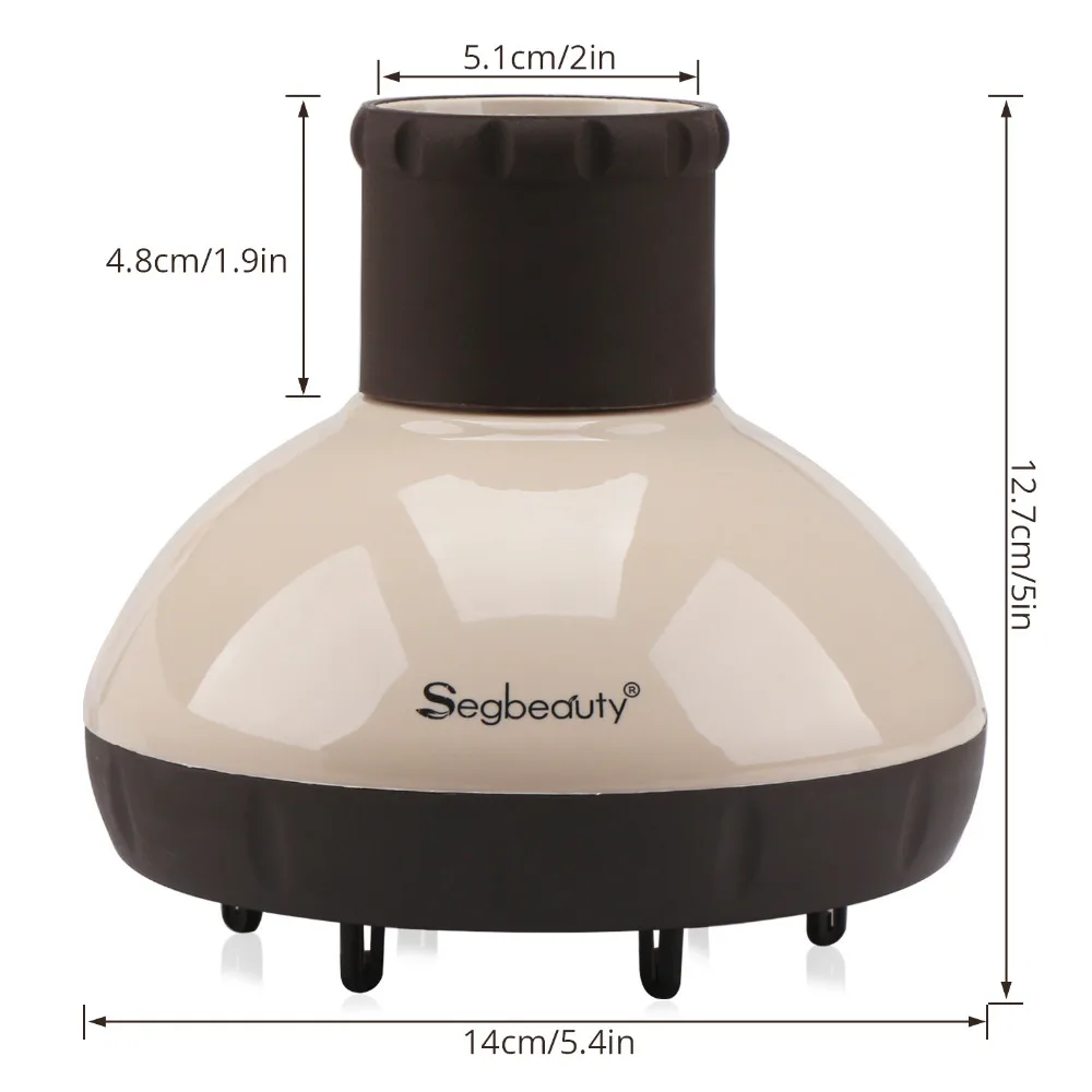 Профессиональный фен для волос Segbeauty с функциями диффузор насадка инструмент