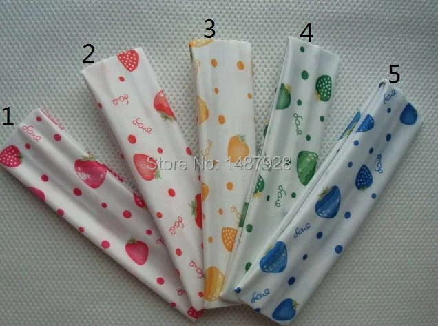 Высокое качество милый головной убор для йоги с клубничным молоком Ширина