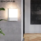 18 Вт наружная настенная лампа для коридора, лестницы, балкона, прохода, водонепроницаемые Настенные светильники для крыльца, террасы, простые садовые настенные бра