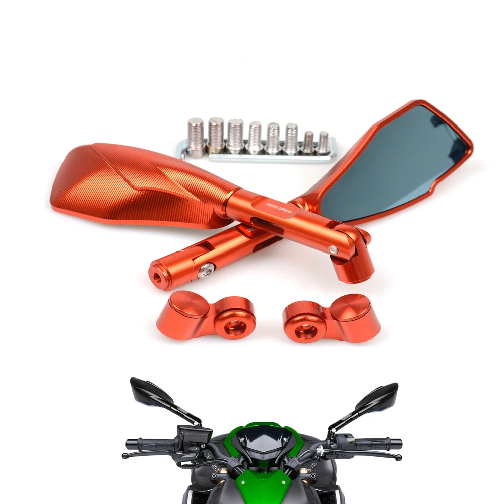 Мото rcycle круглые зеркала для заднего вида Бар Конец для Honda moto msx vtx 1300 cbr 600rr cb 500 1100 dax crf transalp forza 125