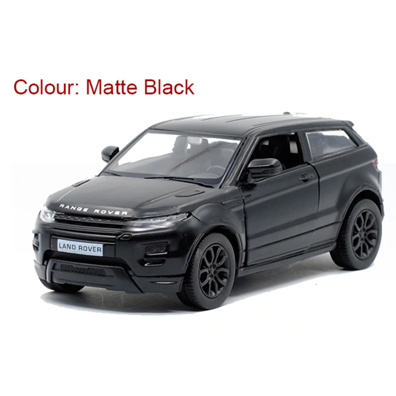 RMZ CITY 1:36 Evoque SUV крутой черный литой автомобиль из сплава модель игрушки с откидной