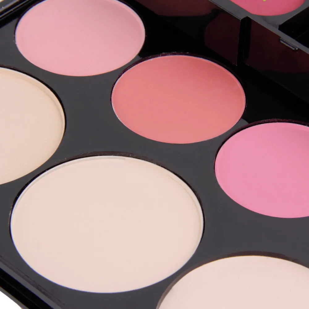 Pro 39 Kleuren Make Up Набор палитр Oogschaduw румяна порошок с металлическим отливом Пудра основа сделать Doos met Borstel& bladerde