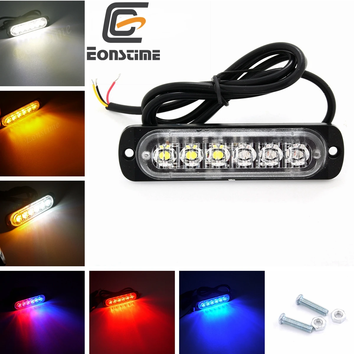 Eonstime 6 LED автомобильный Грузовик аварийное предупреждение светодиодный