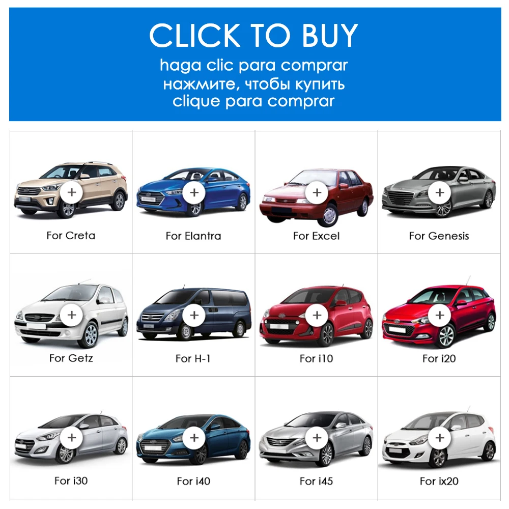 Чехол CHSKY для Hyundai Solaris Getz i10 i40 Santa Fe ix35 Tucson Accent Elantra Creta Veloster i20 ix20|Стеклоочистители| |