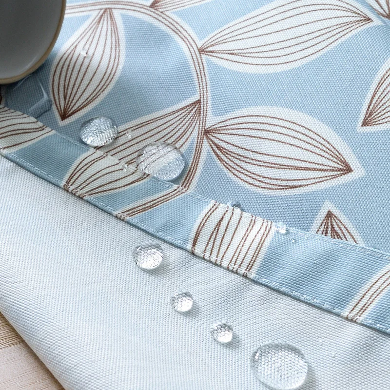 Льняная Скатерть двухсторонняя Водонепроницаемая маслостойкая Толстая