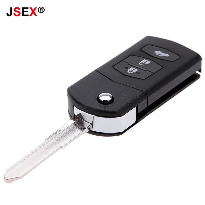 Прочный 3 кнопки дистанционного ключа автомобиля чехол Keyless Брелок замена флип