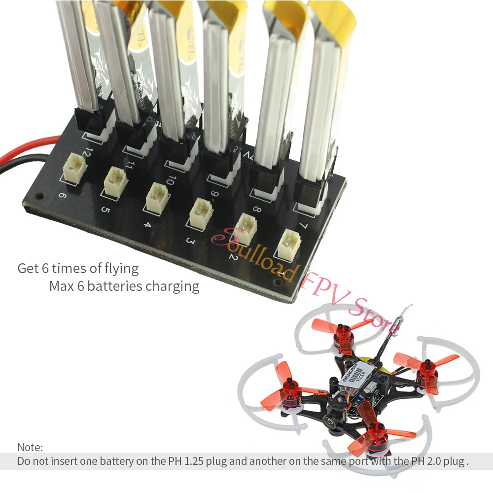 JST 1S Зарядка Lipo Battery параллельная доска с лезвием индуктор ультра микро разъем