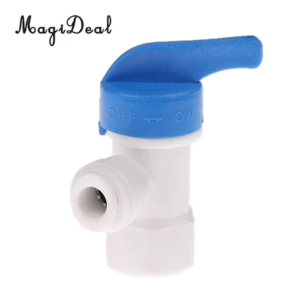 Пластиковый шаровой клапан magiideal 1/4 'OD быстроразъемный прямой фитинг для воды RO