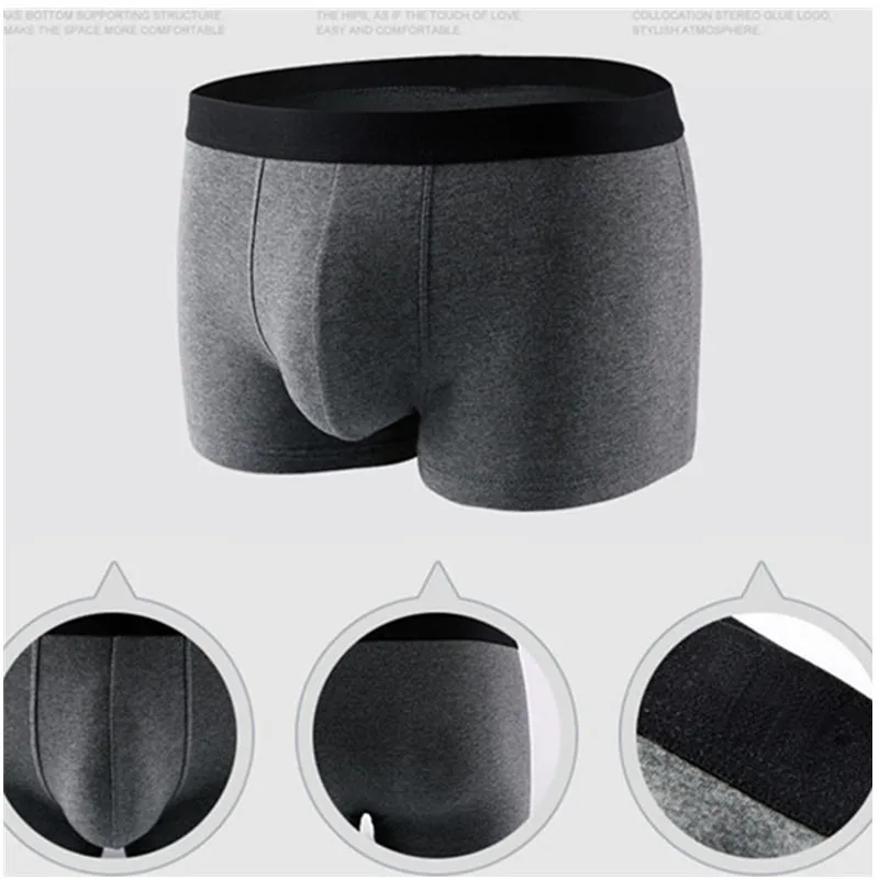 Трусы боксеры мужские х/б 4 шт./лот|underwear men boxer|mens underwear boxersunderwear boxer |