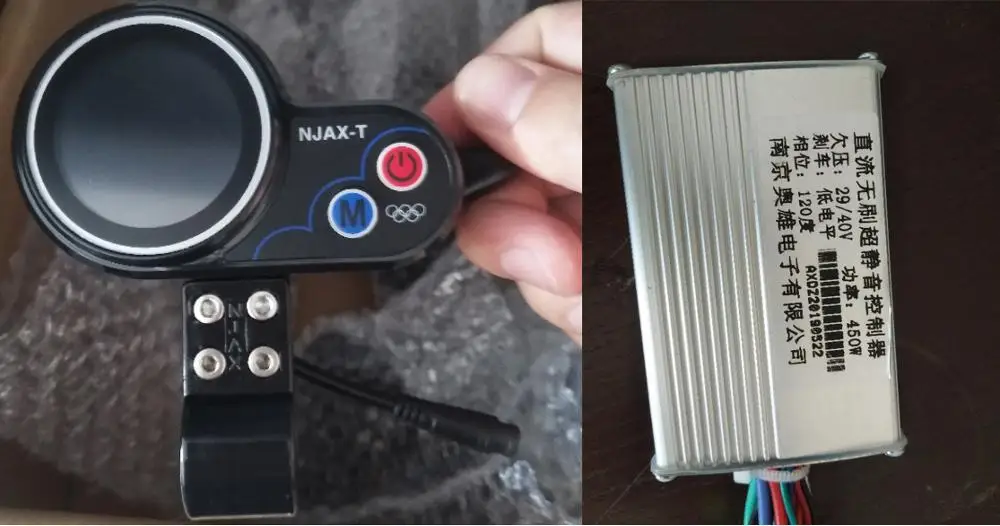 36 В/48 в электрический велосипед помощник ЖК-дисплей большого пальца дроссельной заслонки ЖК-дисплей с совпадающим контроллером