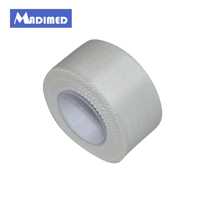 

MADIMED 12rolls/lot 2.5cm*9.1m medical silk tape silk surgical tape use for first aid