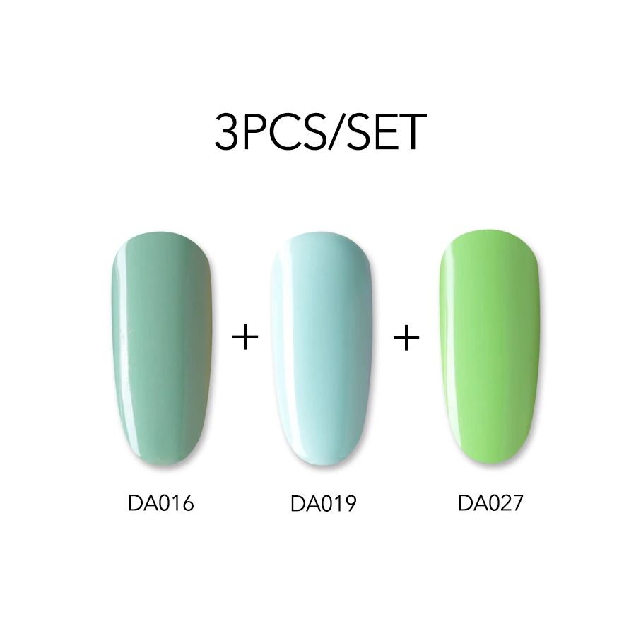 3 шт./компл. чистый цвет УФ светодиодный Гель лак для ногтей долговечный яркий