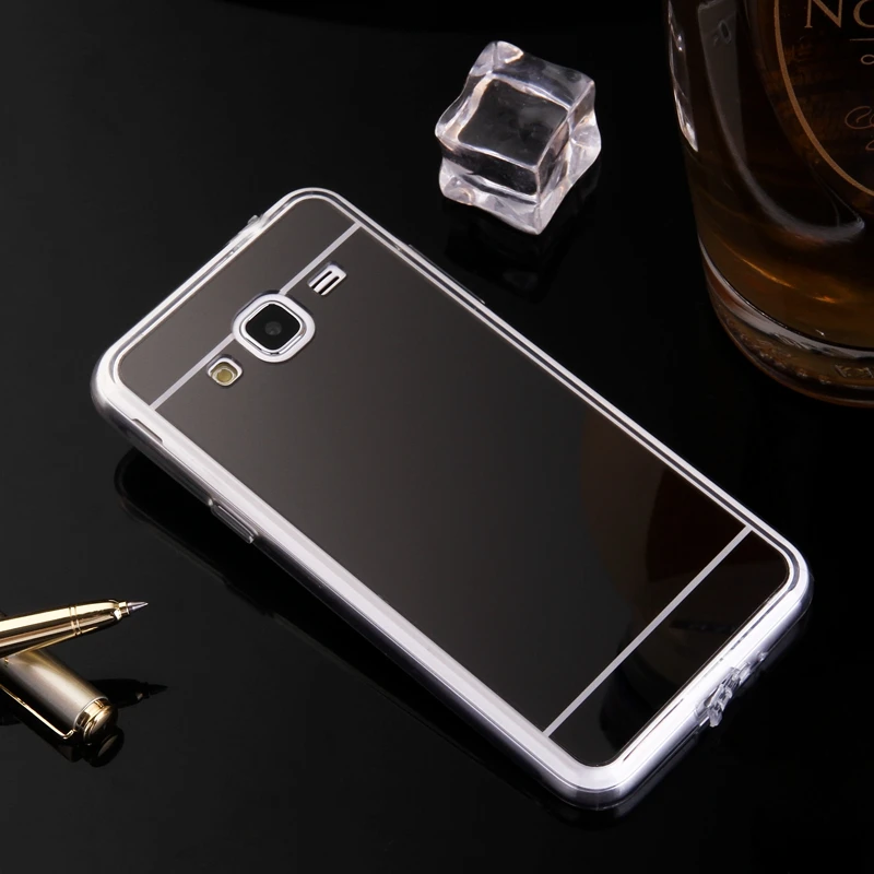 Чехол для телефона s samsung Galaxy J3 2016 зеркальный чехол мягкая Задняя накладка чехла