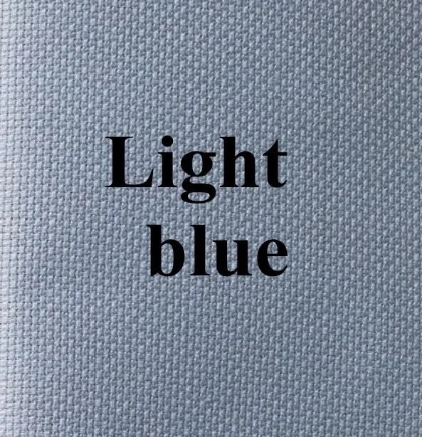 Light blue 53 см X 65 см Aida 18ct белая ткань розовый синий черный вышивка крестиком Ткань Холст сделай сам ручная работа Рукоделие Шитье ремесло много цветов - Цвет: Light blue