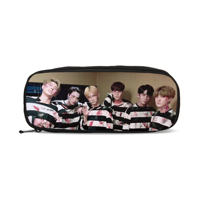 Розовый Ateez школьные рюкзаки с принтом для девочек-подростков, сумки через плечо, большая детская школьная сумка, рюкзак для студентов, Mochila, повседневный рюкзак - Цвет: Розовый