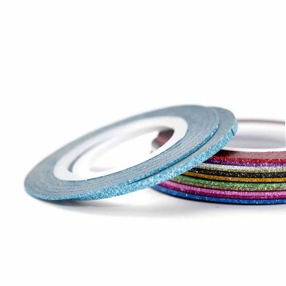 ROSALIND 10 цветов 1 мм матовые цветные рулоны полоскающая лента линия грубые стили