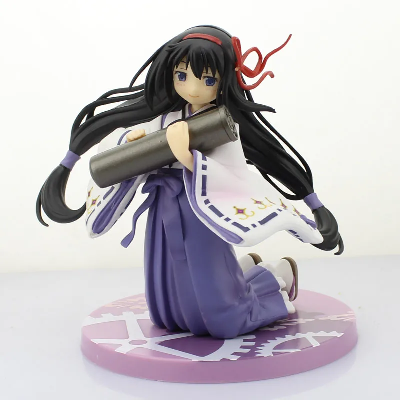 5 &quotВолшебная девушка аниме Puella Magi Madoka Magica Akemi Homura Miko Ver. В коробке 14 см ПВХ фигурка