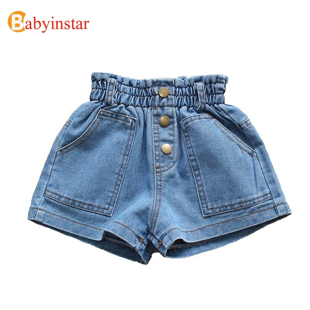 

Babyinstar Kids Short For Girls Toddler Baby Girls Clothes Summer Denim Shorts Children's Clothing Toddler Children's Shorts