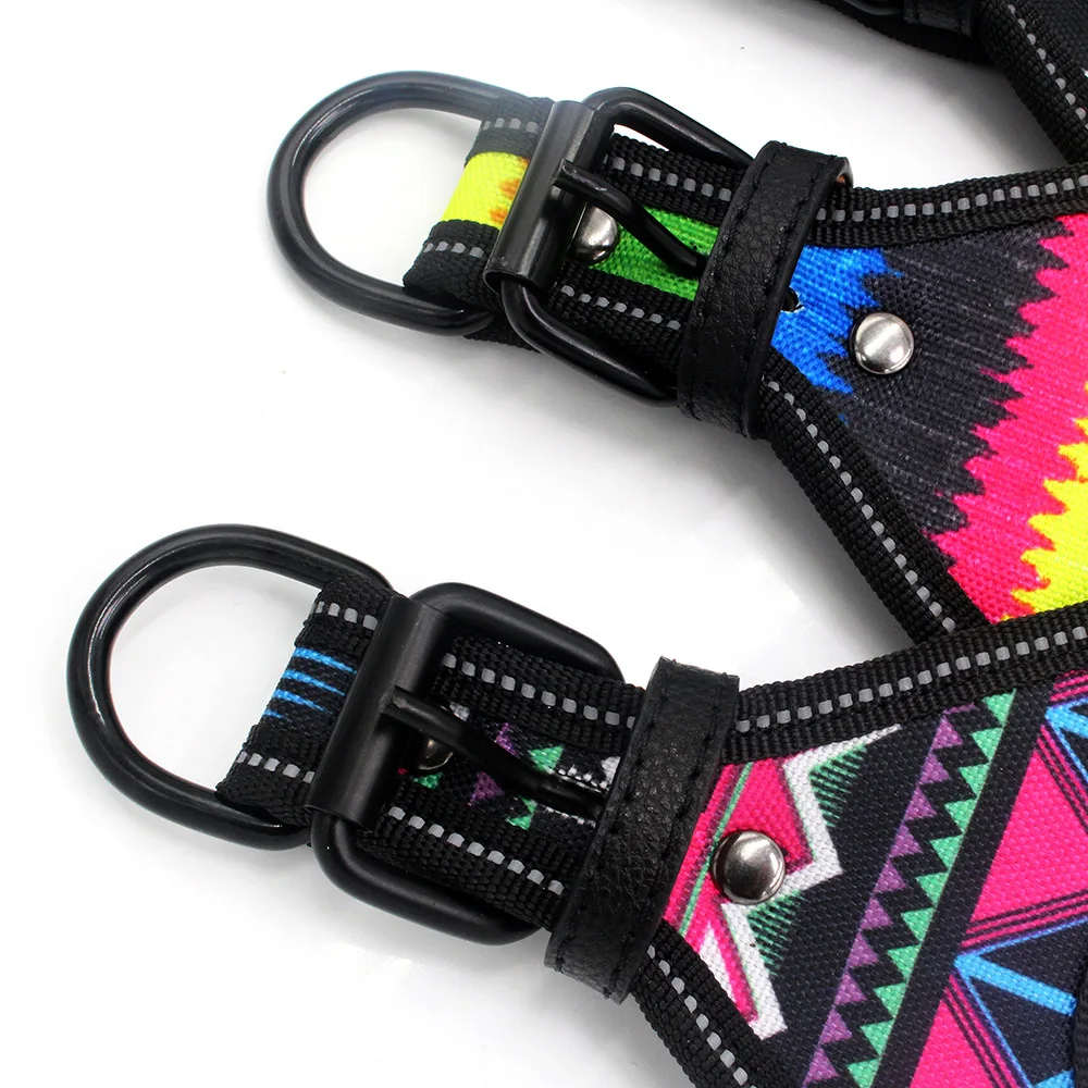 Модный Удобный светоотражающий сундук для собак ремень Неопреновый Подложка